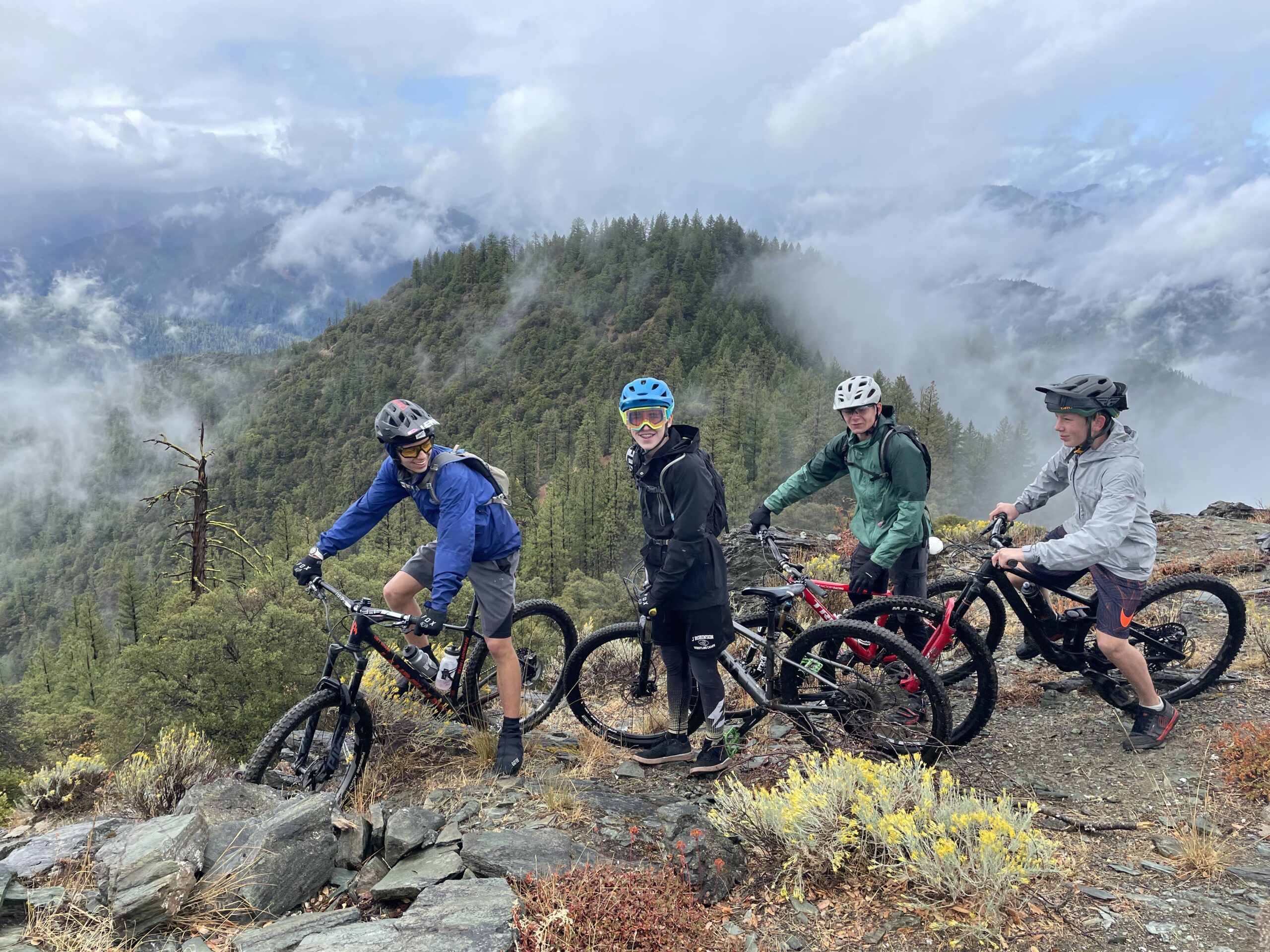 XC rides above the clouds